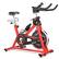 Front. Costway - Stationary Indoor Fitness Cycling Bik w/ LCD Monitor - Black/Red.