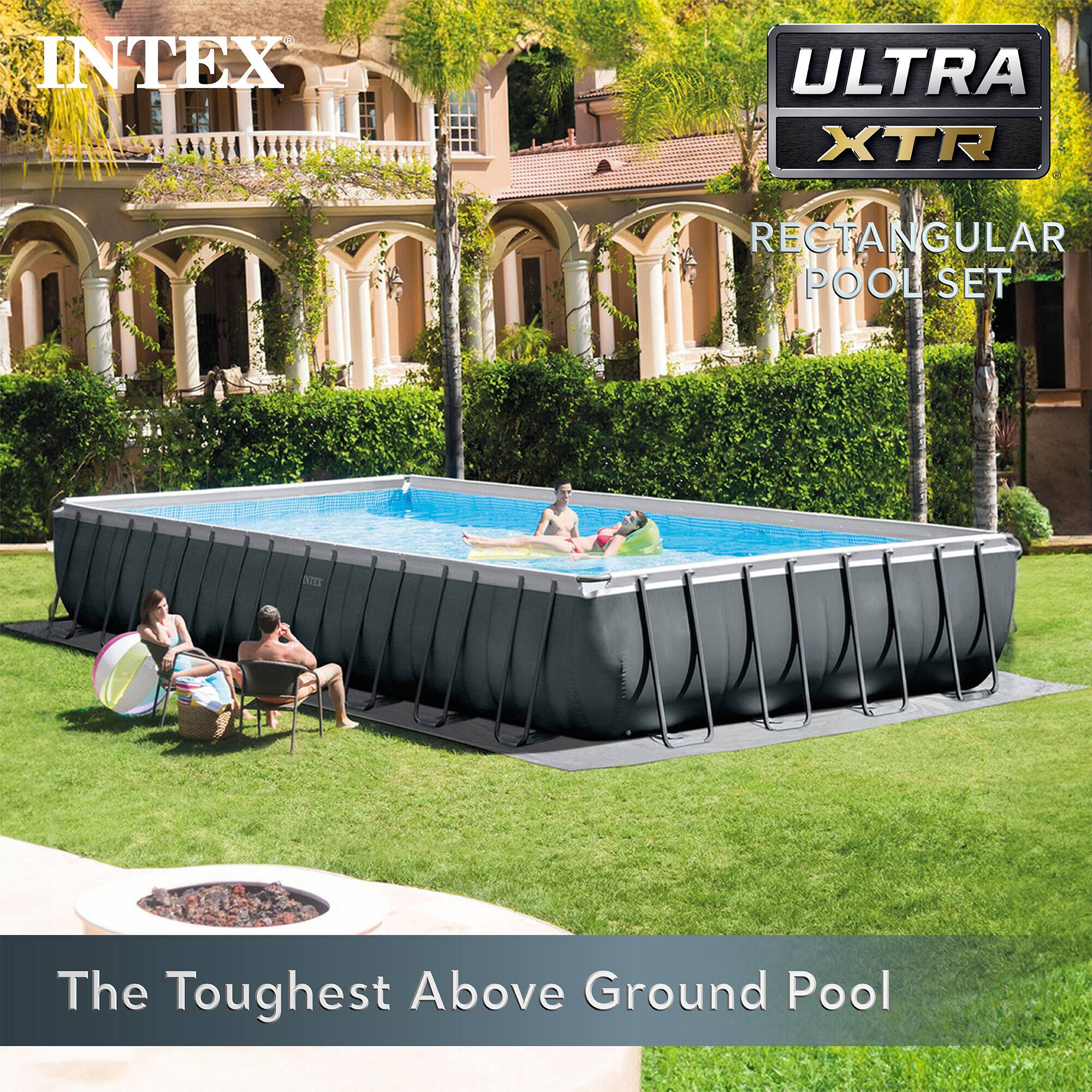 INTEX  
ULTRA XTR  
RECTANGULAR POOL SET  

The Toughest Above Ground Pool