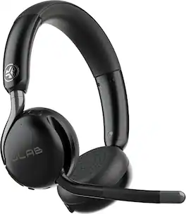 JLab - GO Work Wireless On-Ear Headset (3rd Gen) - Black