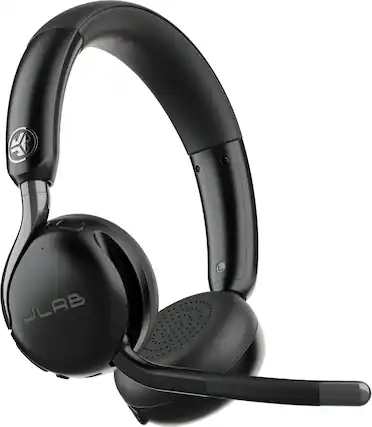 JLab - GO Work Wireless Bluetooth Over The Ear Headset (3rd Gen) - Black