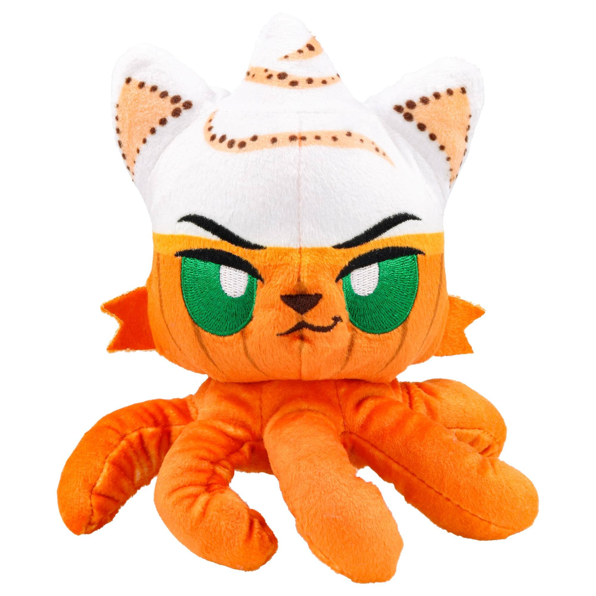 Front. Tentacle Kitty - Tentacle Kitty Meowlloween Pumpkin Spice Halloween 4-Inch Collector Plush - Orange.