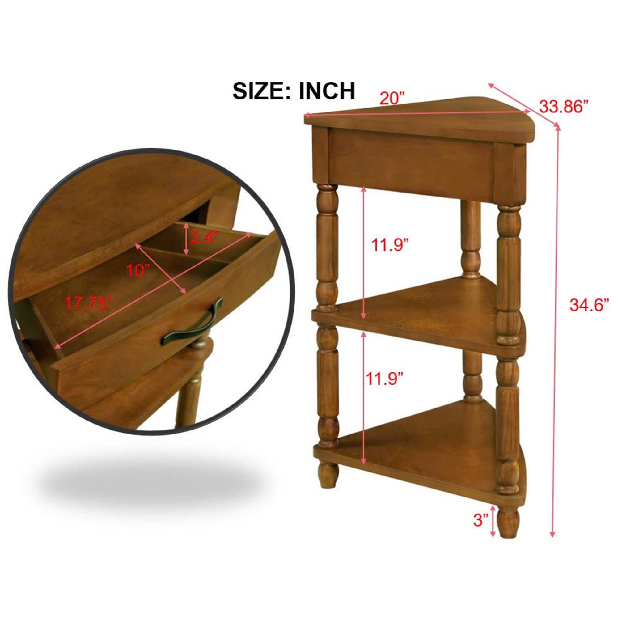 SIZE: INCH  
20" x 33.86"  
10" x 2.4" x 11.9" x 17.75" x 34.6" x 11.9" x 3"