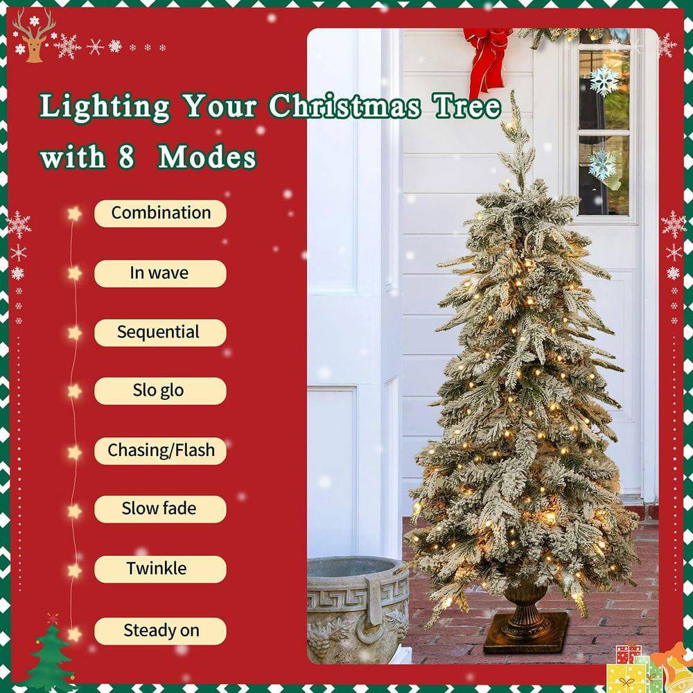 Lighting Your Christmas Tree with 8 Modes

- Combination
- In wave
- Sequential
- Slo glo
- Chasing/Flash
- Slow fade
- Twinkle
- Steady on