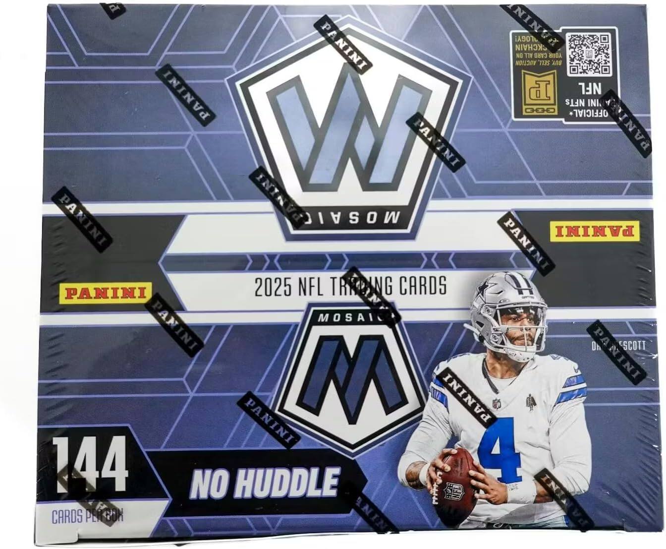 PANINI LOGO! KCHAIN NINJA AUCTION NO ALL CARD SELL YOUR BUY NFL PANINI GOO NFTs OFFICIAL INI W PANINI PANI PANINI PANINI MOSAI PANINI PANINI PANINI 2025 NFL TRADING CARDS MOSAI PANINI PANINI On SCOTT PANINI M PANINI 144 HUDDLE 4 NO 012 NFL ANINI CAROS PE JN I