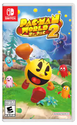 NINTENDO SWITCH, PAC-MAN WORLD 2, EVERYONE 10+ ENFANTS et ADULTES 10+, ESRB, BANDAI NAMCO - E10+ (Everyone 10+)