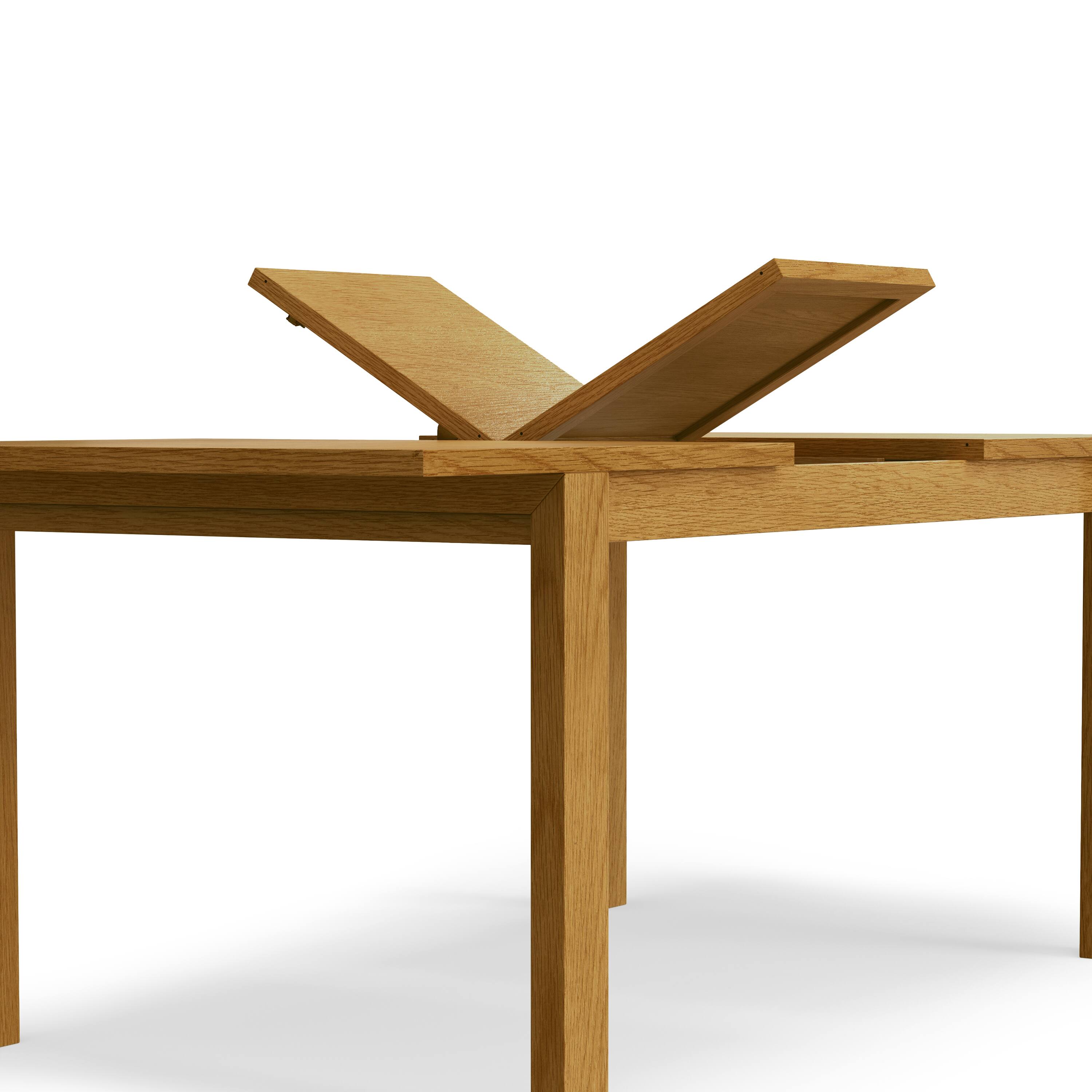 Alt View 6. Simpli Home - Wilson 60-76 inch x 36 inch Rectangle Transitional Extendable Dining Table in Oak Veneer - Oak Veneer.