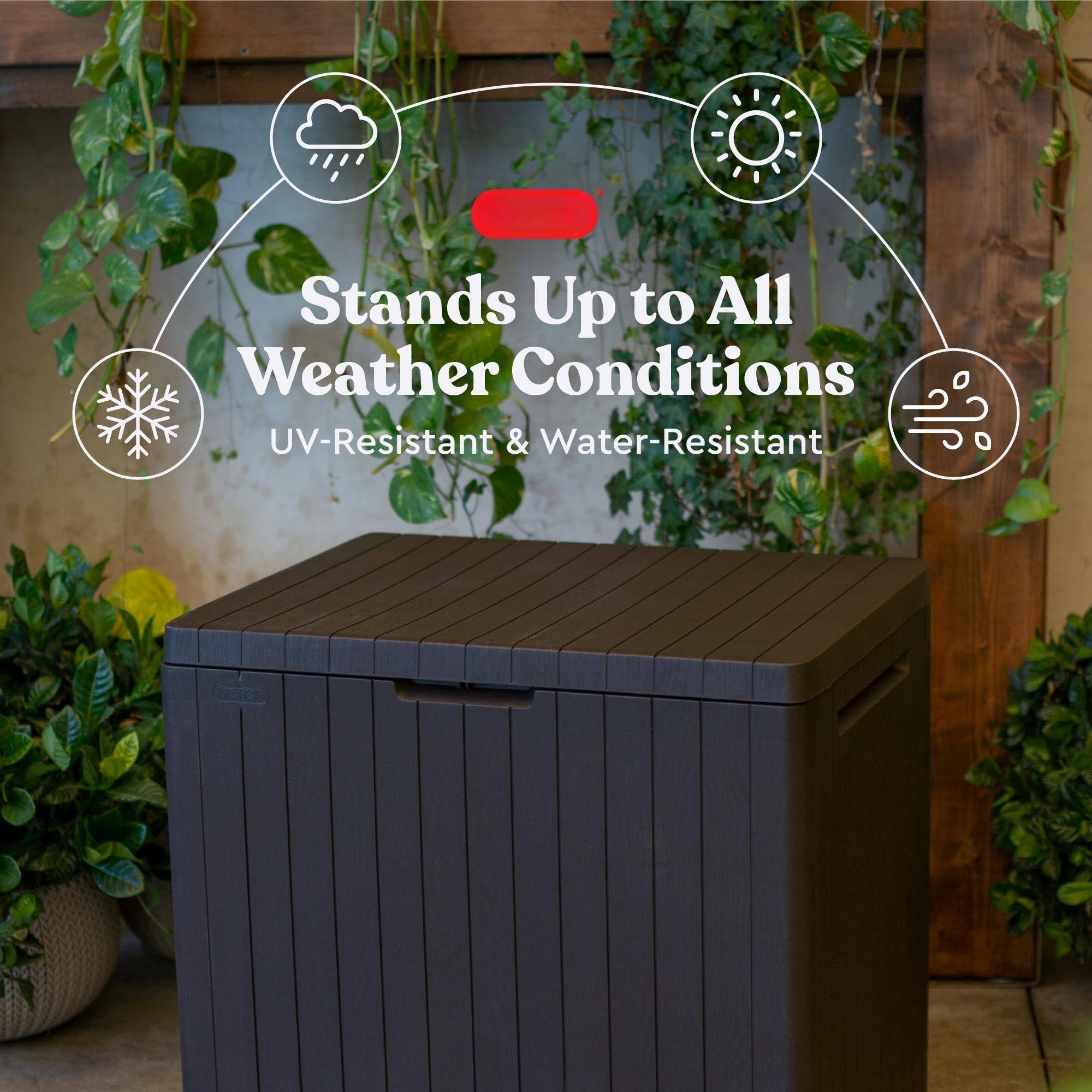 Stands Up to All Weather Conditions  
UV-Resistant & Water-Resistant