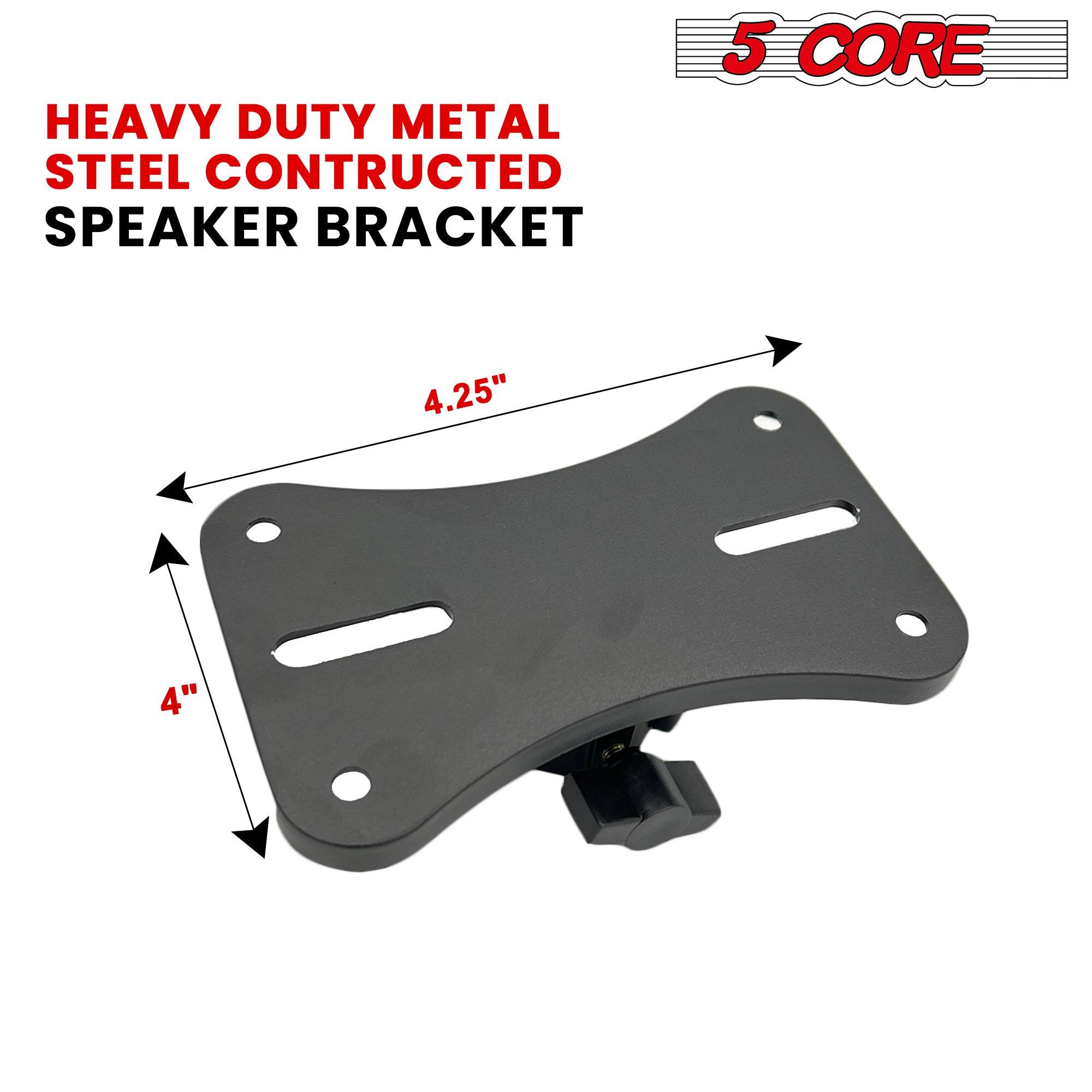 HEAVY DUTY METAL STEEL CONSTRUCTED SPEAKER BRACKET 5 CORE 4.25" 4"