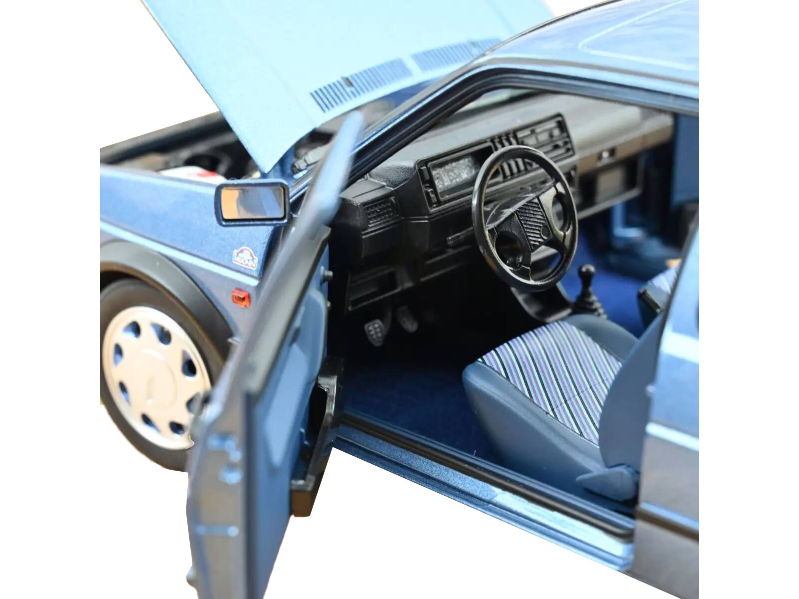 Back. Norev - 1988 Volkswagen Golf "10 Million" Star Blue Metallic 1/18 Diecast Model Car by Norev - Blue Metallic.