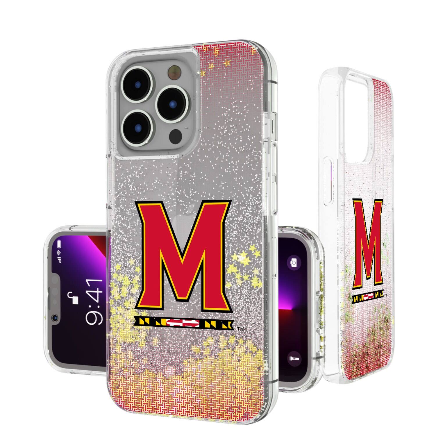 Keyscaper - NCAA - Maryland Terrapins Linen Logo iPhone Glitter Case - 16 Pro Max - Multicolor price history on PriceWatchPro