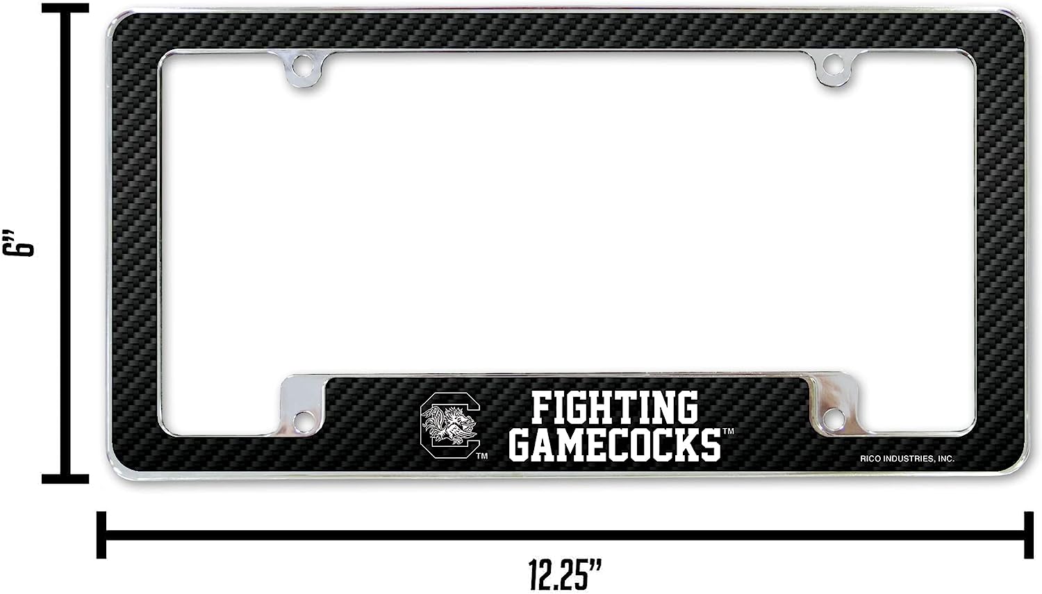 6" FIGHTING GAMECOCKS™  
RICO INDUSTRIES, INC.  
12.25"