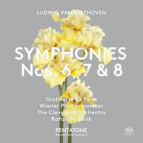 LUDWIG VAN BEETHOVEN  
SYMPHONIES  
Nos. 6, 7 & 8  

Orchestre de Paris  
Wiener Philharmoniker  
The Cleveland Orchestra  
Rafael Kubelík  

PENTATONE  
REMASTERED CLASSICS