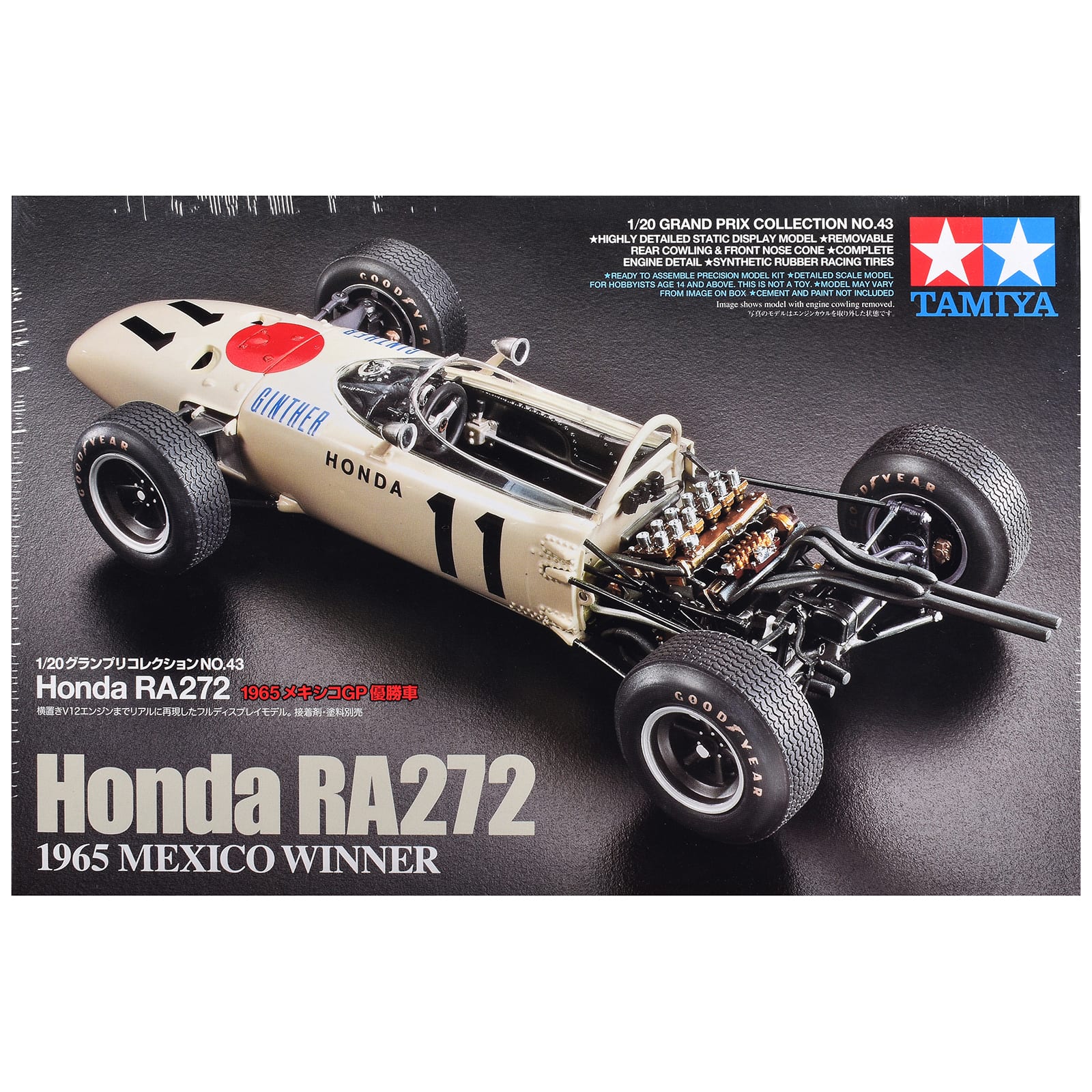 "Model Kit Honda RA272 Winner Formula One F1 ""Mexico GP"" (1965) 1/20 Scale Model by Tamiya" price history on PriceWatchPro