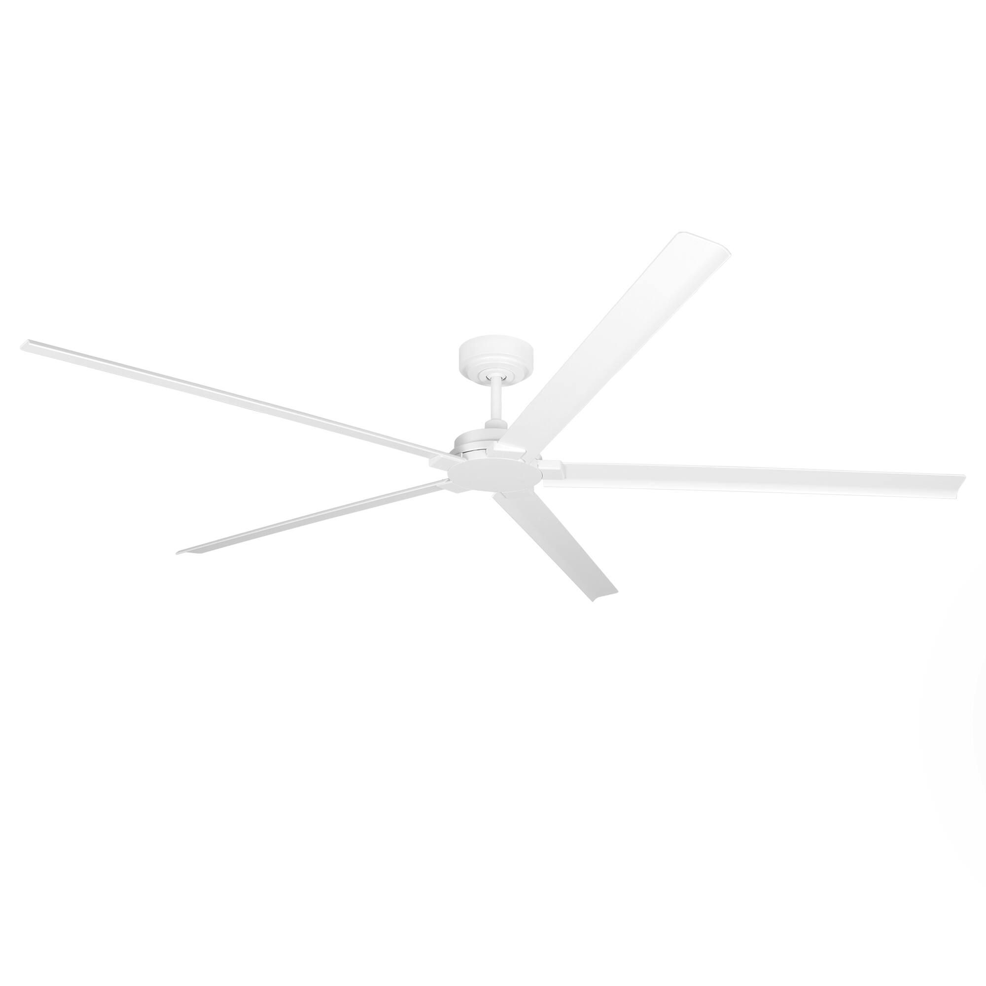 Alt View 7. Parrot Uncle - 72-Inch Wet-Rated Outdoor Aluminum Ceiling Fan with 6-Speed DC Motor and Remote - White.