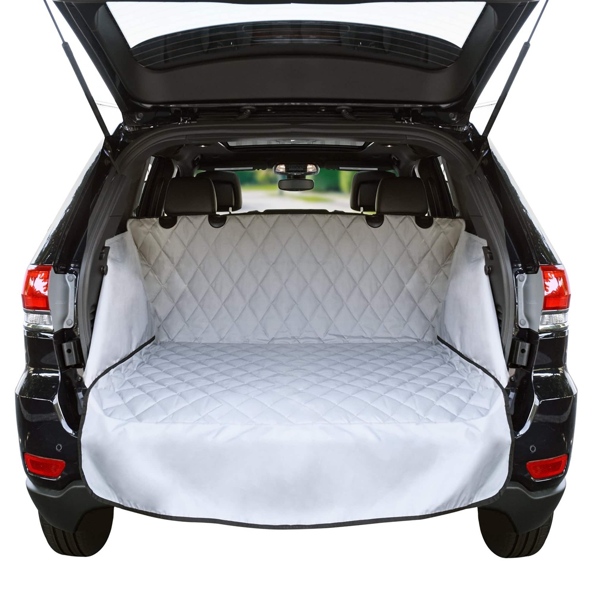 Front. Jumbl - Cargo Liner for SUV's and Cars, Waterproof Material, Non Slip Backing, with Side Walls Protectors, Large Size.