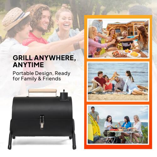 GRILL ANYWHERE, ANYTIME  
Portable Design, Ready for Family & Friends
