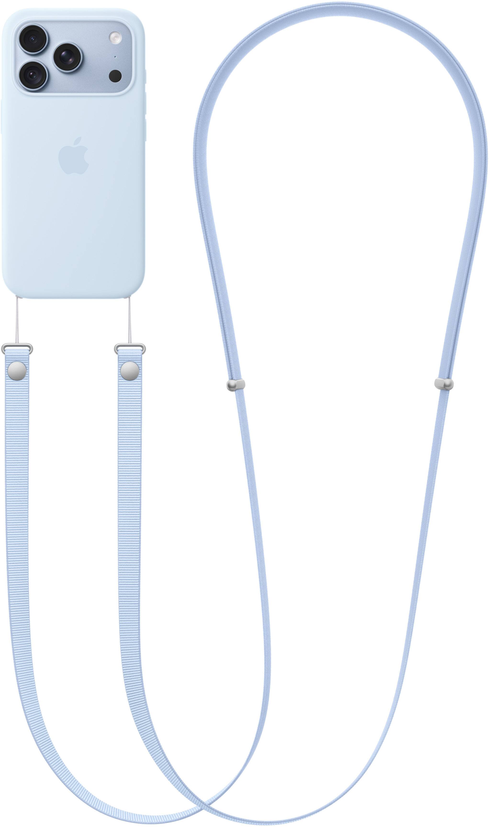 Alt View 1. Apple - Crossbody Strap (2026) - Crisp Blue.