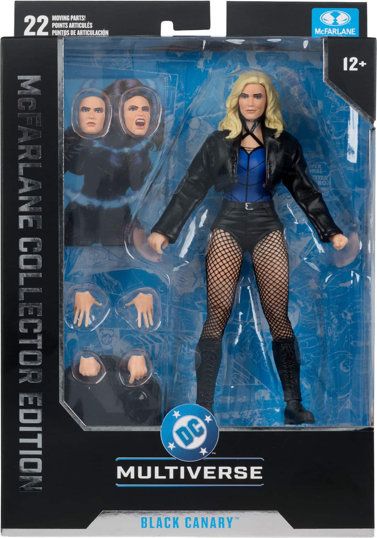DCマルチバース ブラックキャナリー McFarlane Toys Black Canary (or Chase) Collector Edition 7-in