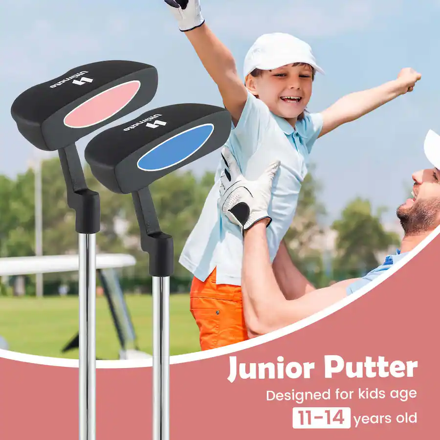 Lil Putter Costway 30 Inch Junior Mallet Putter for Kids with Stainless Steel ...