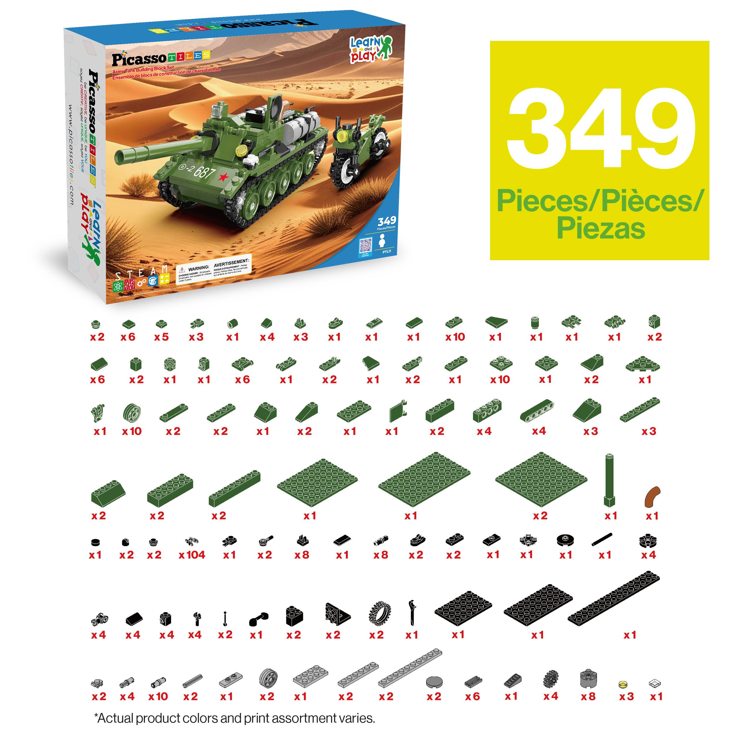 Picasso - Learn to Play  
349 Pieces/Pieces/Piezas  

Actual product colors and print assortment varies.