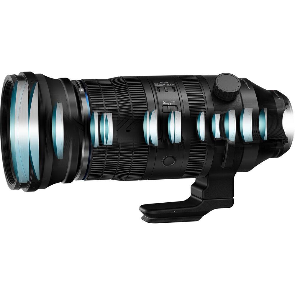 Alt View 5. OM System - OM SYSTEM M.Zuiko Digital ED 150-600mm f5-6.3 IS Super Telephoto Lens(Bundle) - Black.