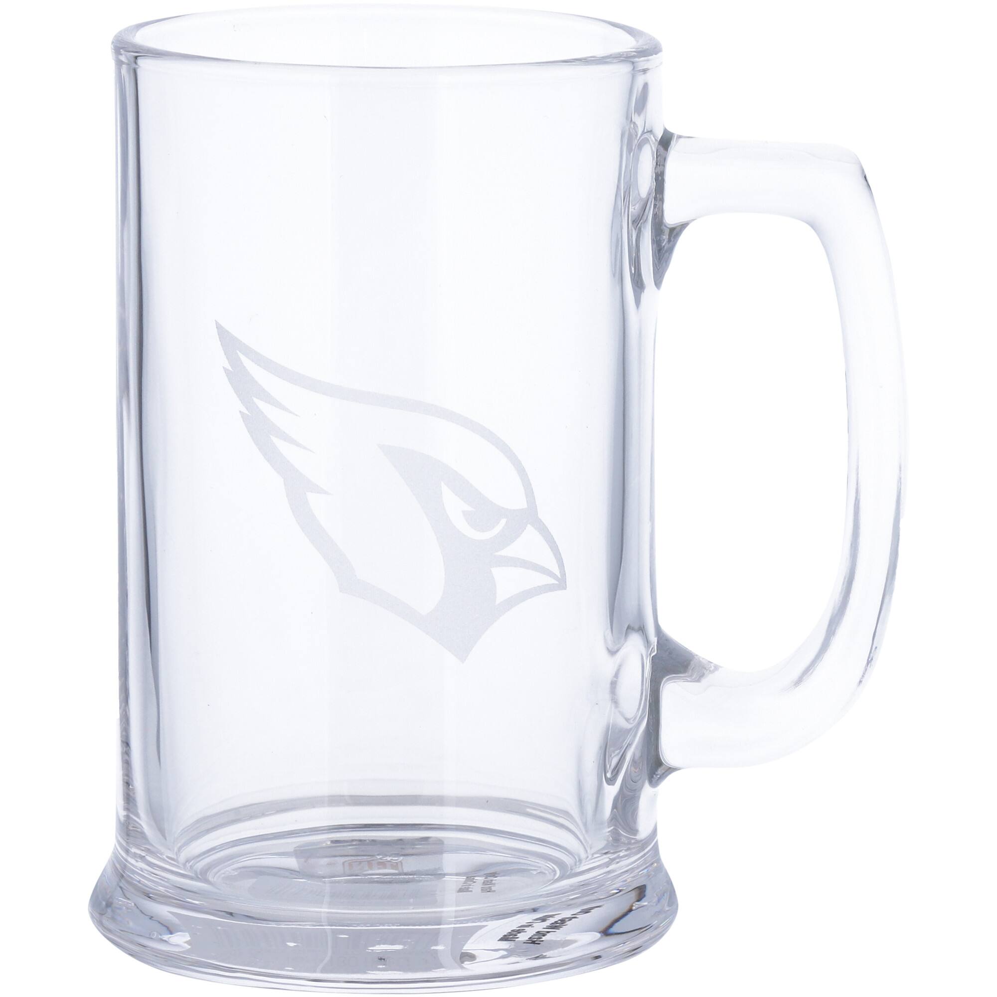 Front. The Memory Company - Arizona Cardinals 15oz. Stein Glass - Multicolor.