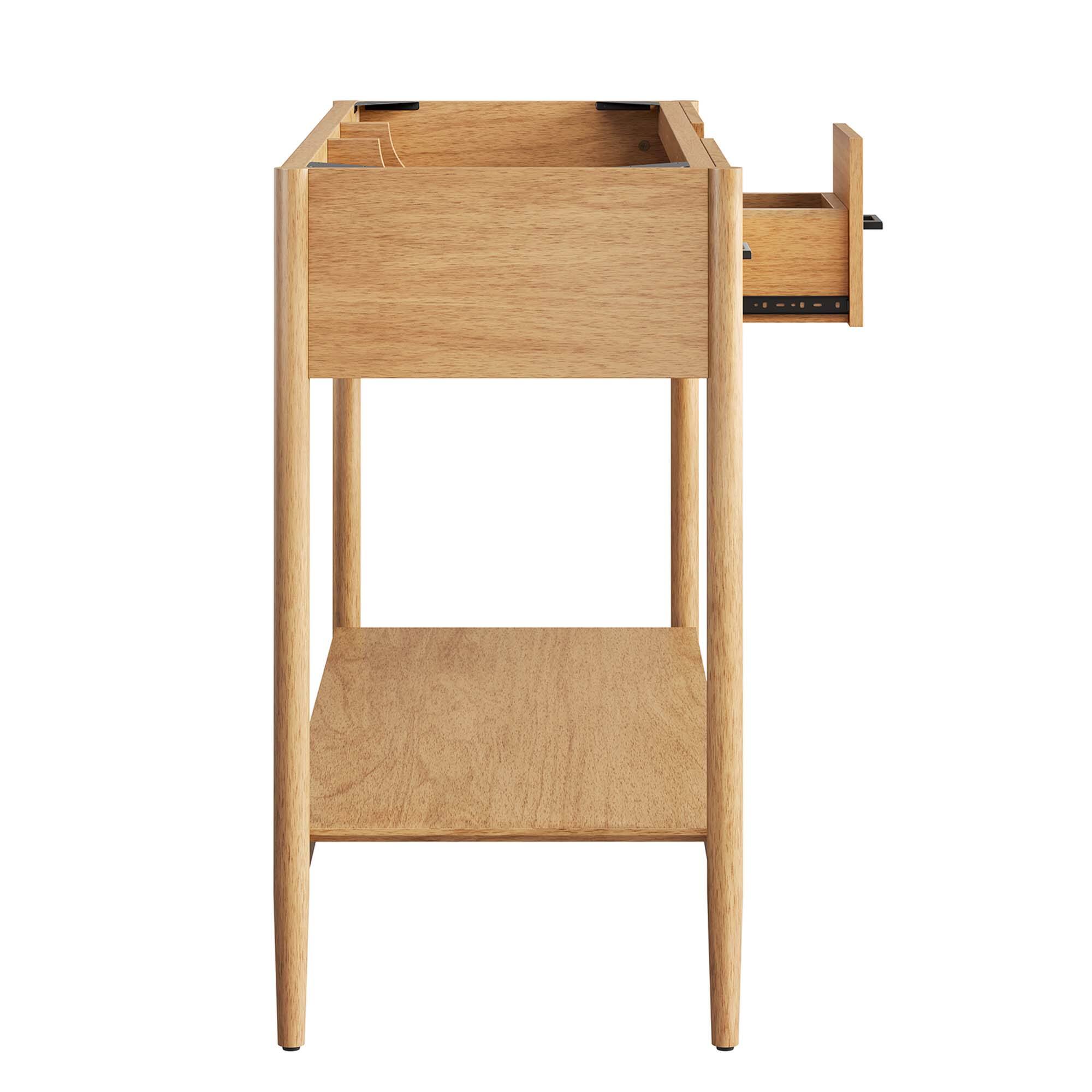 Alt View 5. Modway - Zaire Bathroom Cabinet Basin Not Included by Modway - Natural.