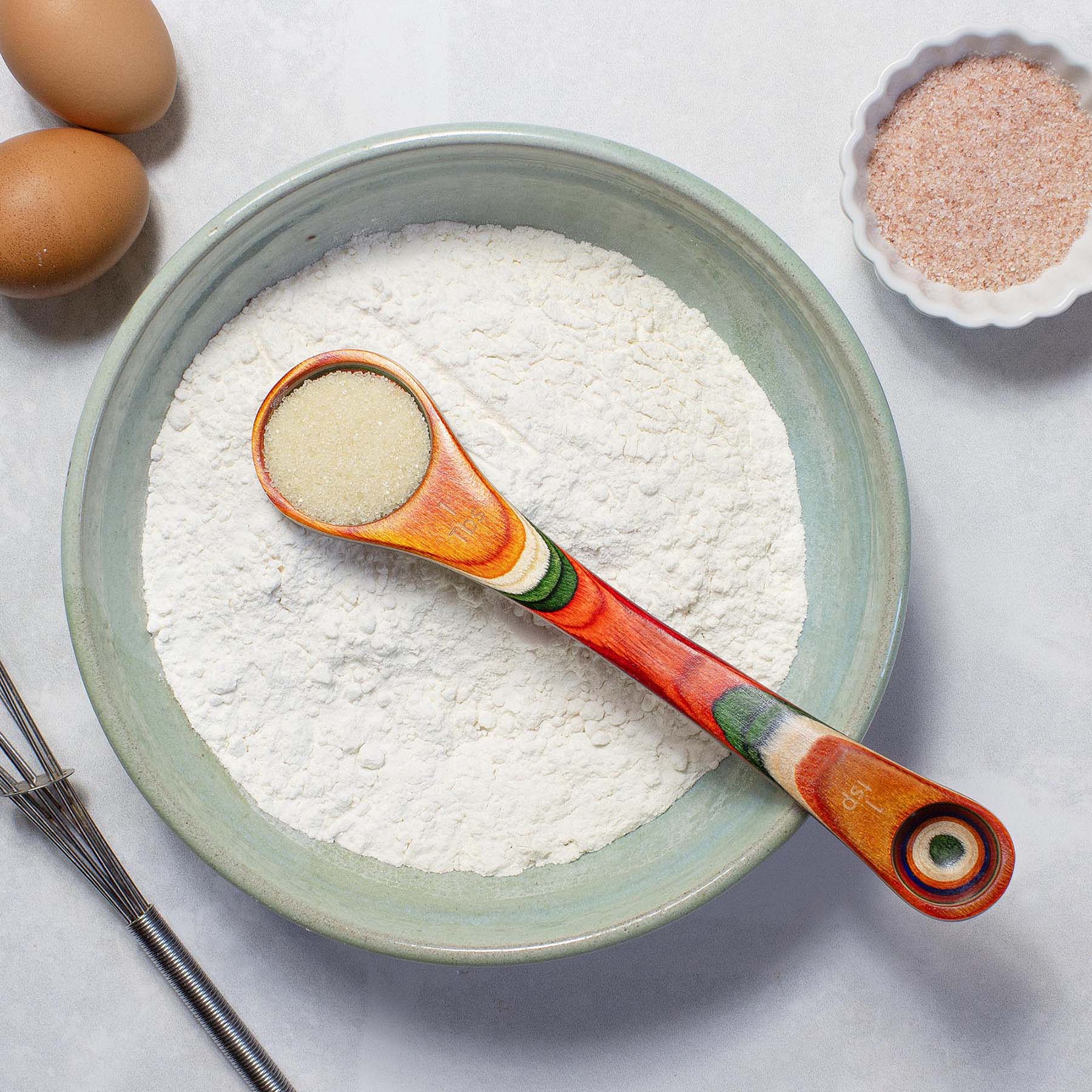 Alt View 3. Baltique - Marrakesh Collection 7 Piece Cooking Utensil Set, Safe for Nonstick - Red, Blue, Green, Orange.