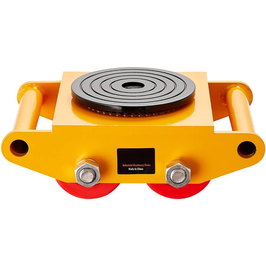 Rotating Machine Dolly Ropilly 4 Piece Machinery Skate Dolly Set, Heavy Duty Carbon Steel ...
