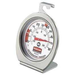 Pelouze - Refrigerator/Freezer Monitoring Thermometer - Silver