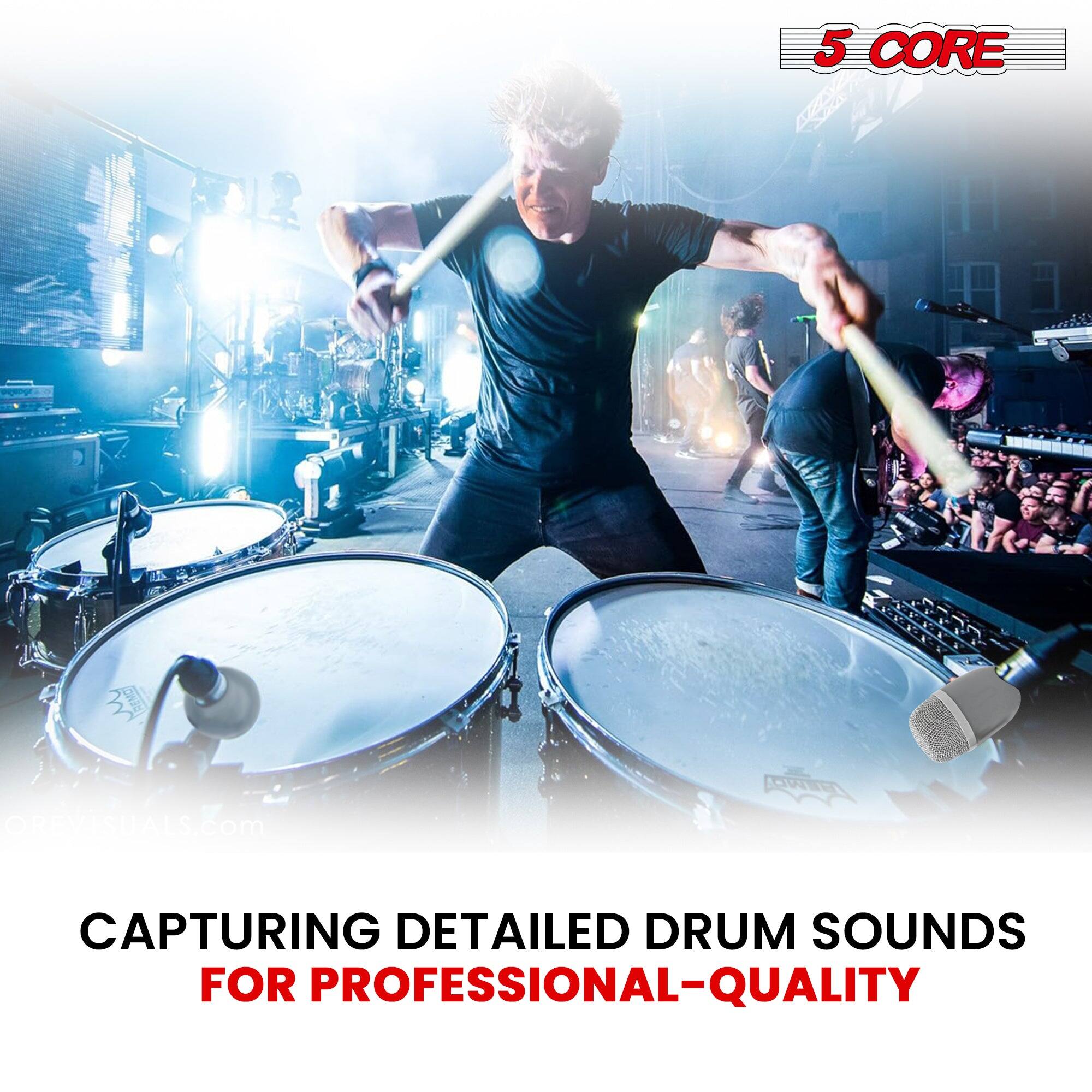 5 CORE  
CAPTURING DETAILED DRUM SOUNDS FOR PROFESSIONAL-QUALITY
