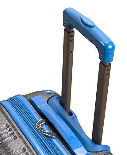 Alt View 4. Rockland - ROCKLAND LONDON HARDSIDE SPINNER WHEEL LUGGAGE 20-INCH - GRAY - Gray.