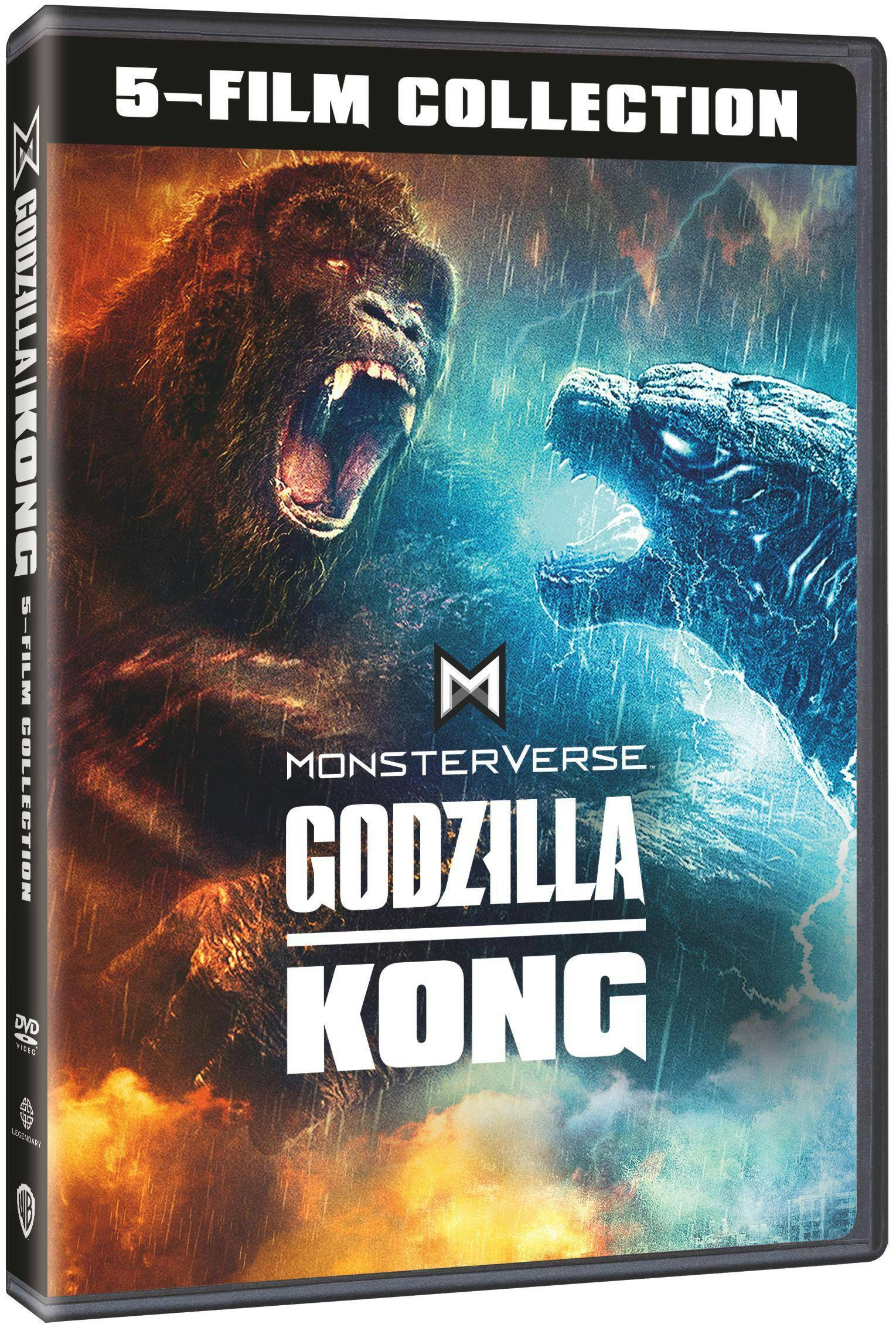 Godzilla/Kong Monsterverse 5 Film Collection [DVD] [Standard