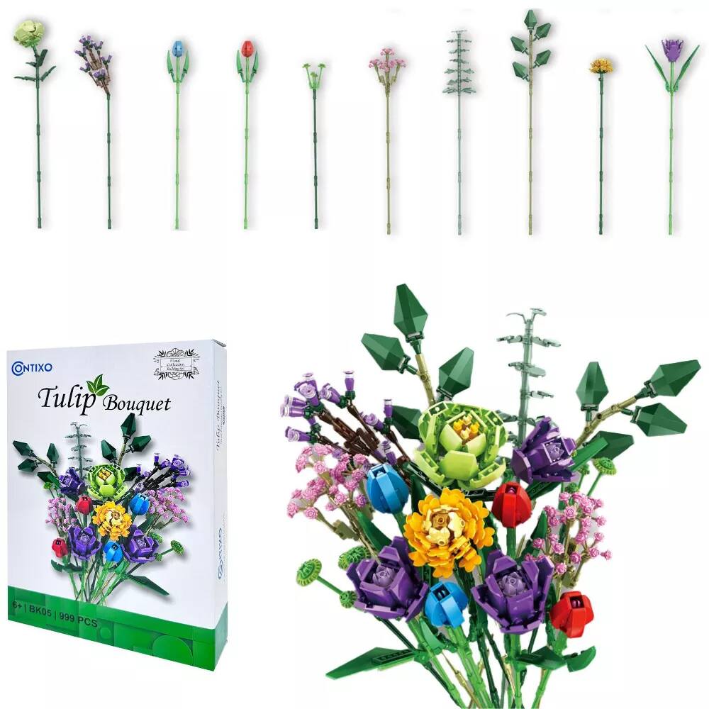 CNTIXO Tulip Bouquet 7002 E+ | BK05 | 999 PCS