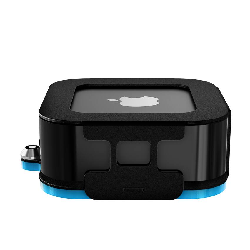 Alt View 3. RackSolutions - RackSolutions tvTray Secure Wall Mount for Apple TV 4K (Latest Model) - Black.