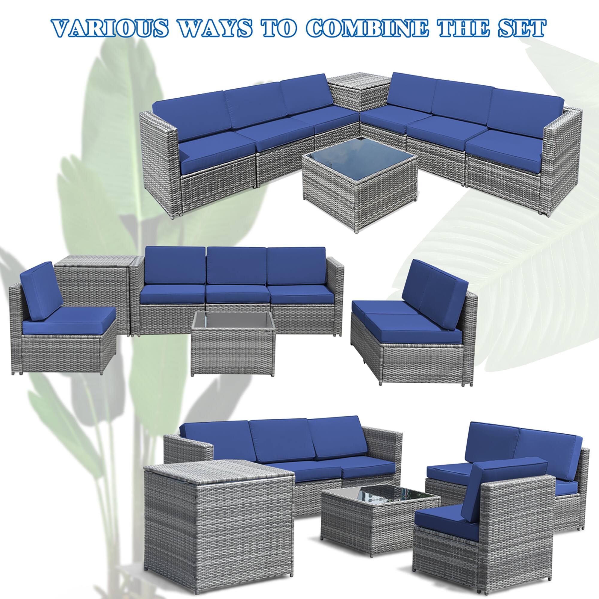 Various Ways to Combine the Set