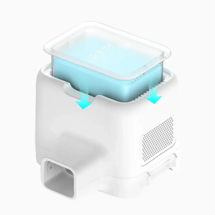 Alt View 6. Petkit - Pet Odor Eliminator N60 - White.