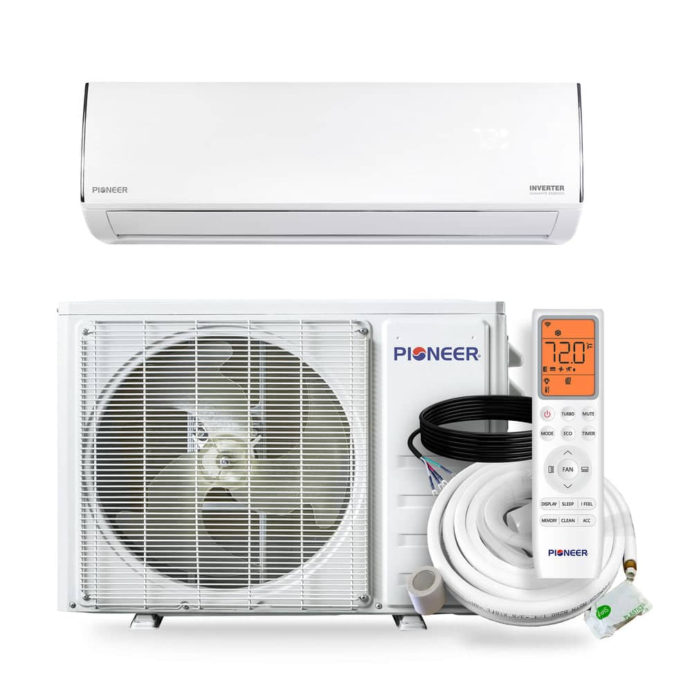 Pioneer - Diamante Essenza 1-Zone 12,000 BTU 20 SEER2 Ductless Mini-Split Inverter Heat Pump with 16 ft. Lines 110/120V - White