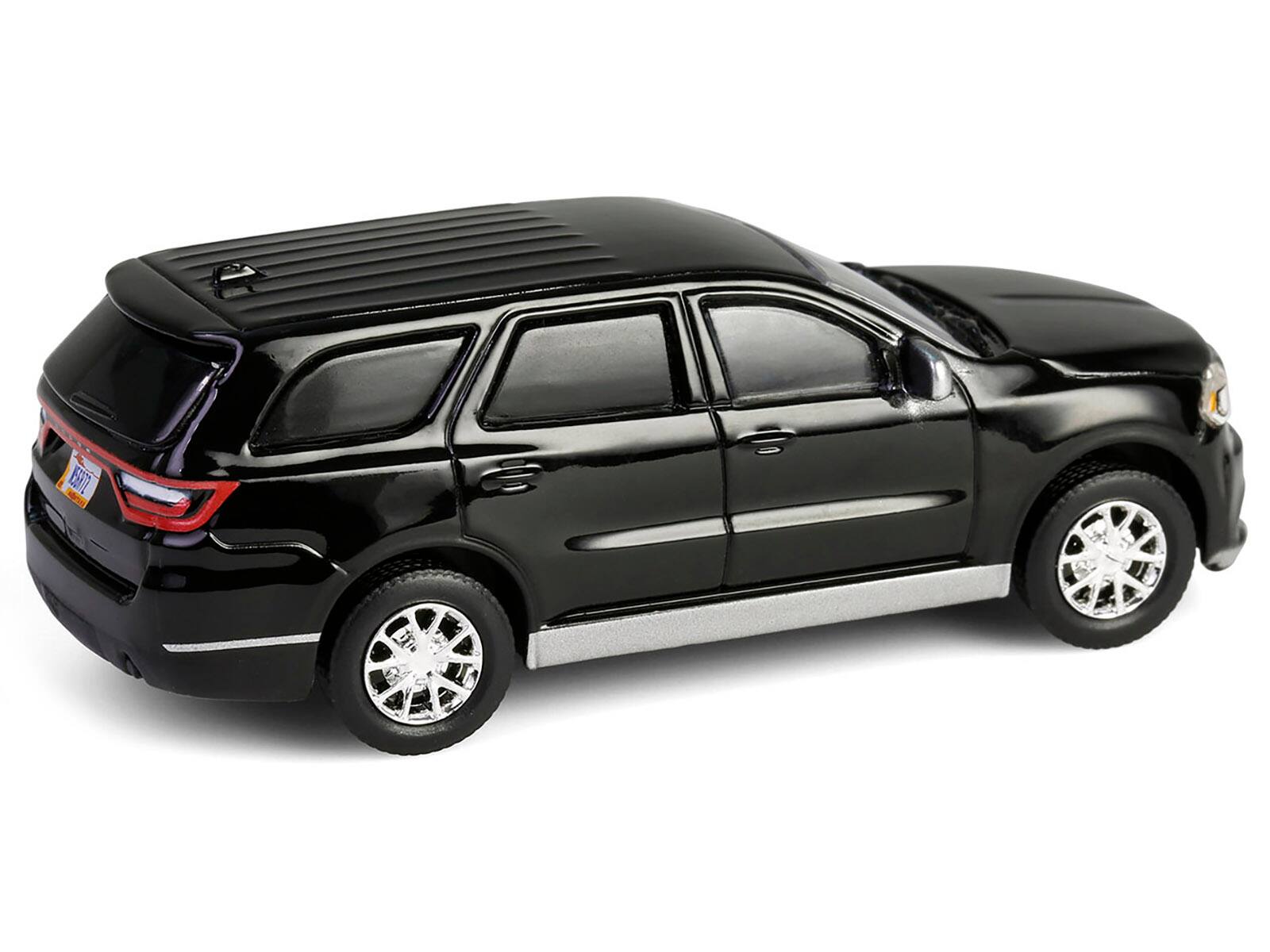 Left. Greenlight - 2014 Dodge Durango Black "Yellowstone" (2018-Current) TV Series "Hollywood Series" Release 43 1/64 - Black.