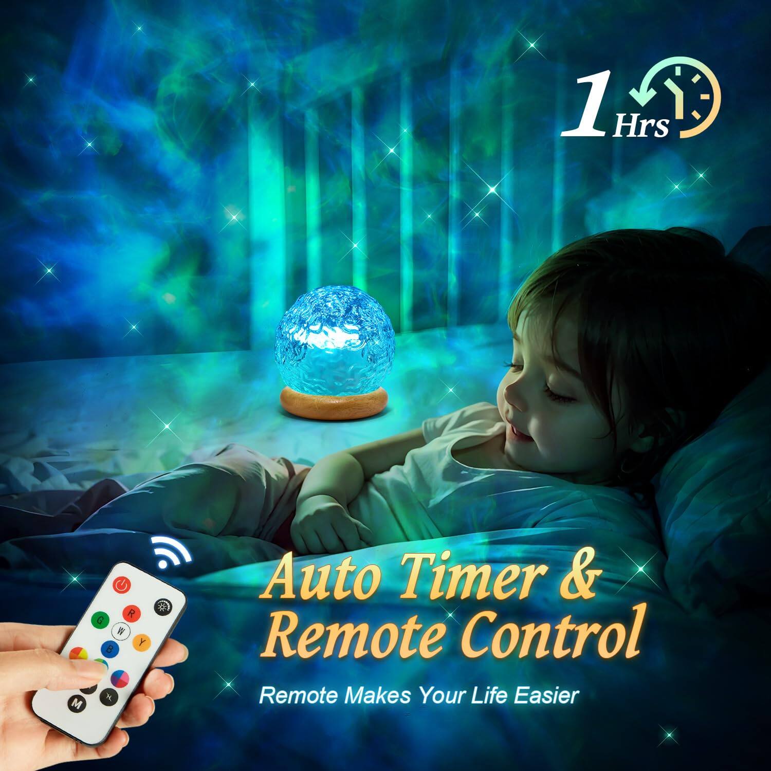 1 Hrs  
Auto Timer & Remote Control  
Remote Makes Your Life Easier