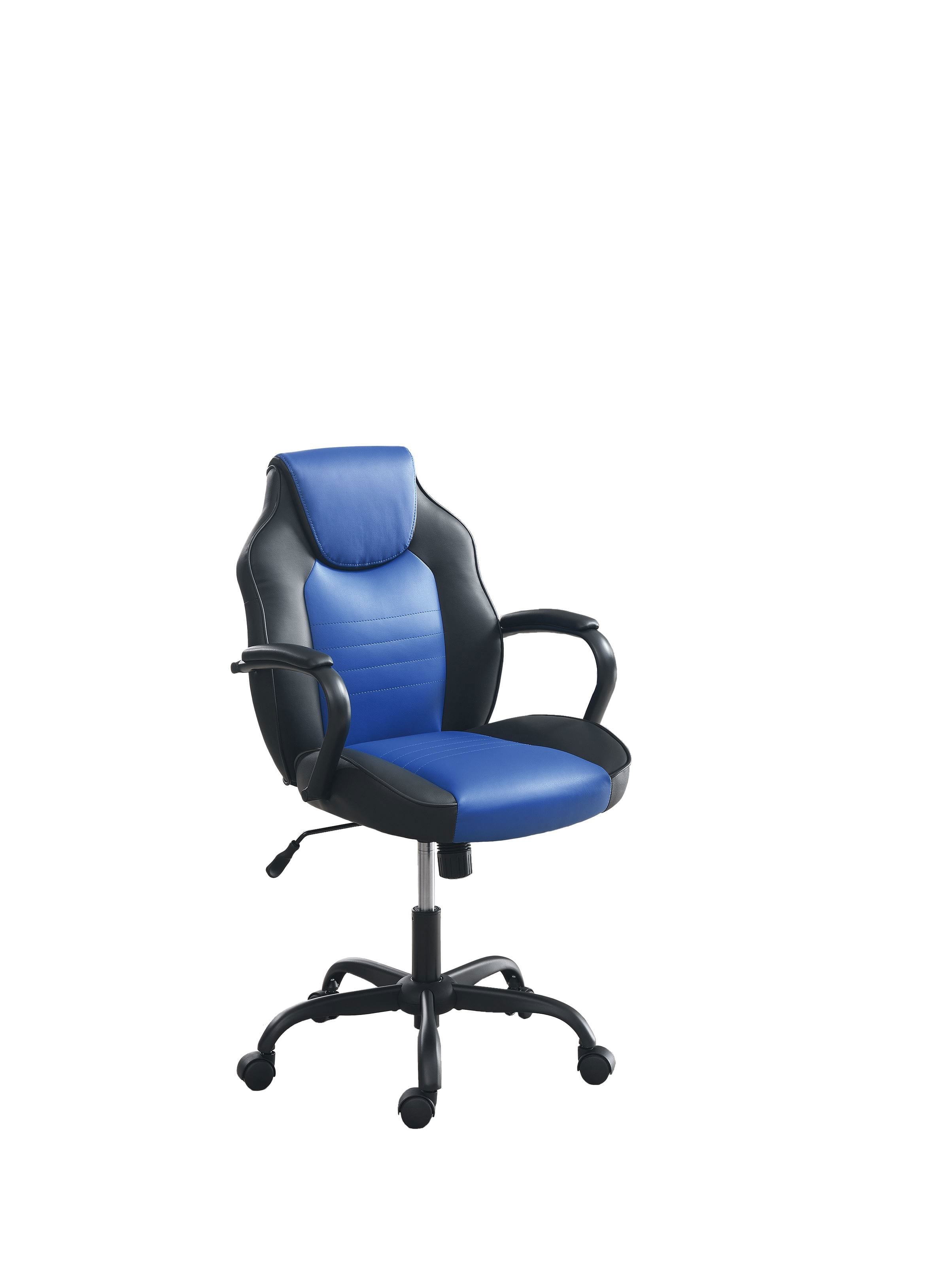 Spaco - Executive Office Chair with Ergonomic High Back, Adjustable, Swivel, Faux Leather, for Home Office - Black