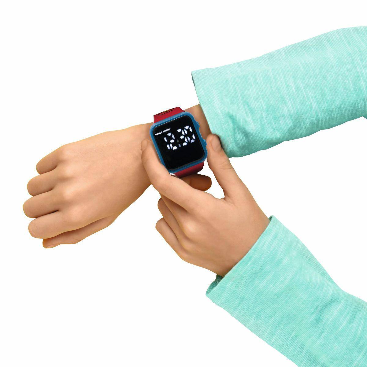 Alt View 3. Lexibook - Superman LED Digital Watch - Red.