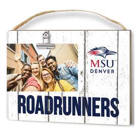 Jardine - MSU Denver Roadrunners 8'' x 10'' Weathered Design Clip It Frame - White