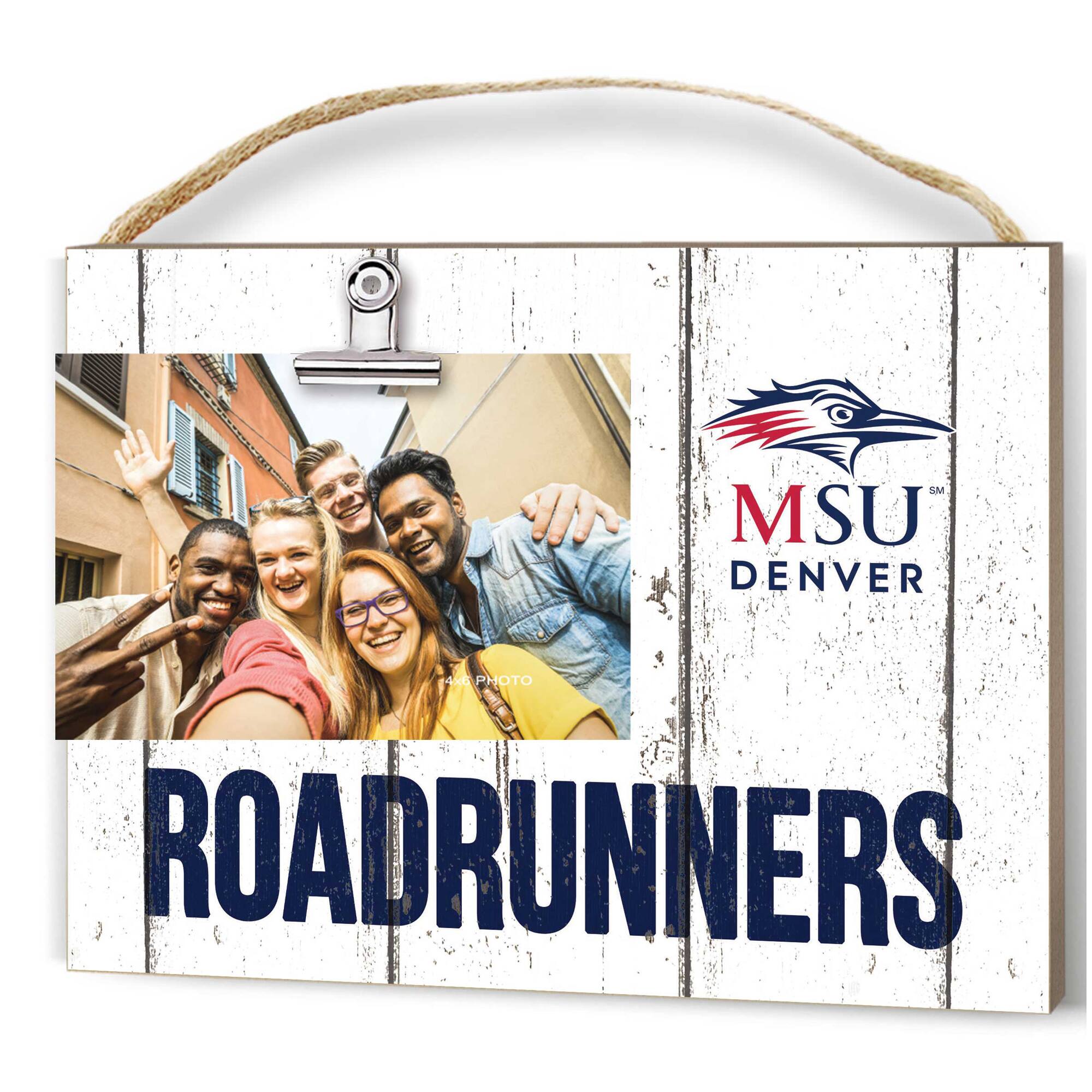MSU Denver Roadrunners 8'' x 10'' Weathered Design Clip It Frame