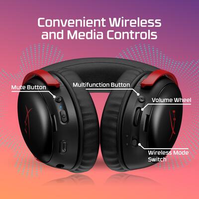 HyperX Cloud III S Wireless Gaming Headset for PC, PS5, PS4 HyperX Cloud III S Wireless Gaming Headset for PC, PS5, PS4