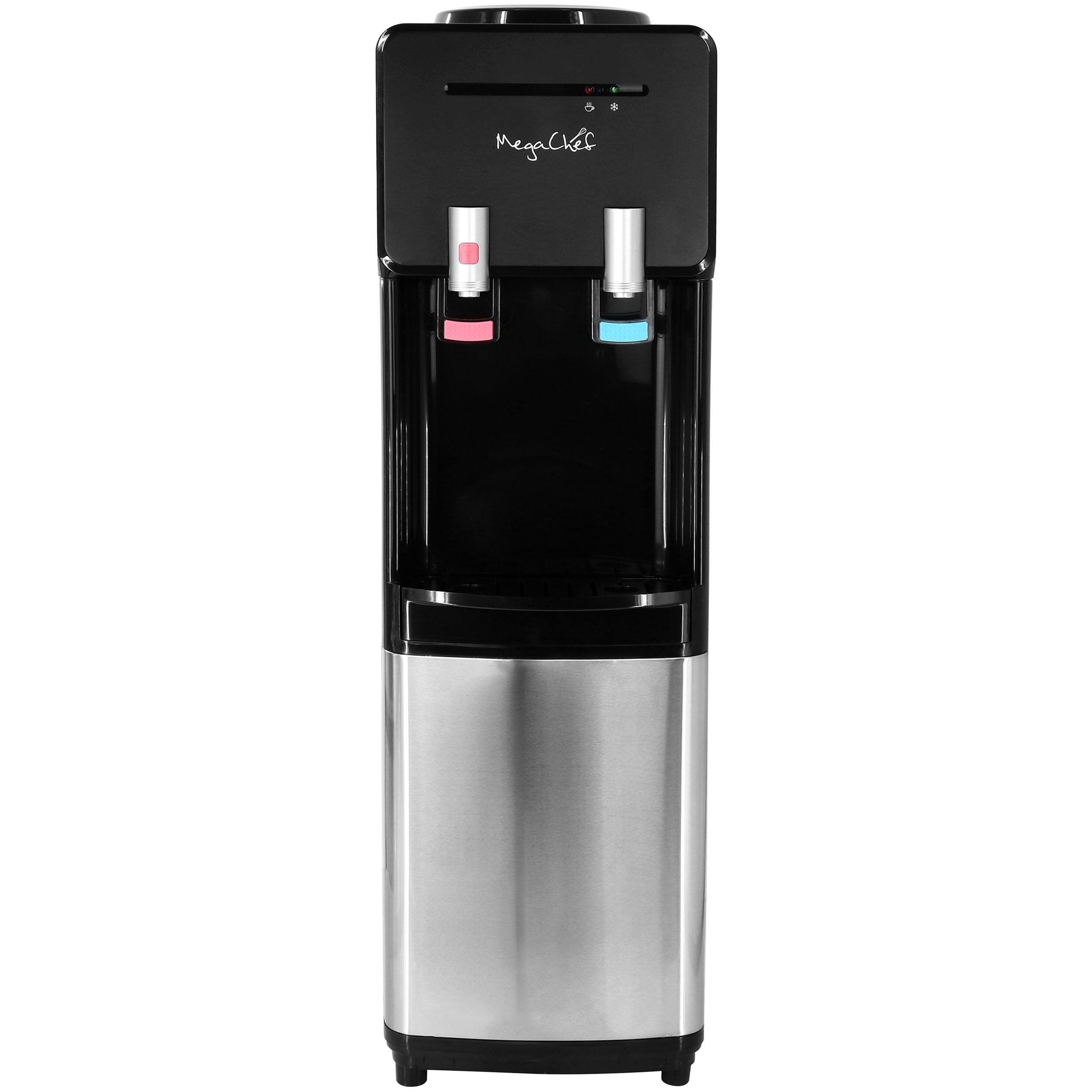 Alt View 1. MegaChef - MegaChef Top Load Hot and Cold Water Dispenser - Black.