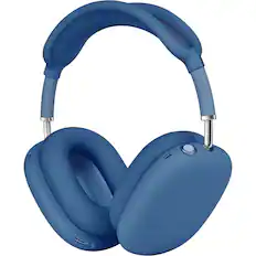 Left. SaharaCase - Silicone Combo Kit Case for Apple AirPods Max Headphones - Blue.