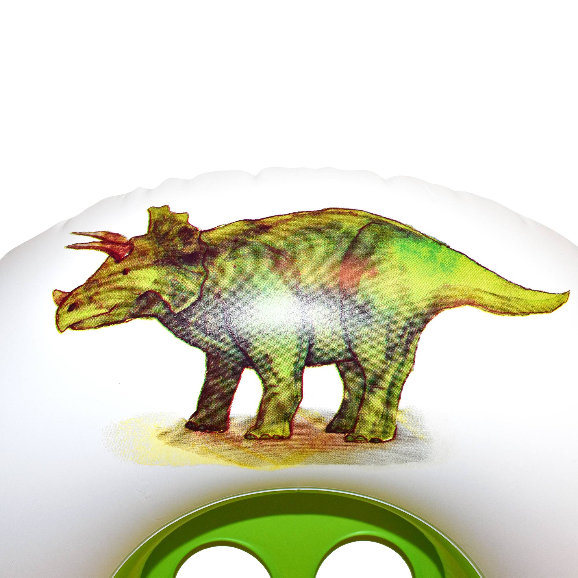 Alt View 2. Salus Brands, LLC - Rae Dunn: Rawrsome -Toddler Float W/ Canopy, 27" Inflatable Water Ring, CocoNut Float, Removable Canopy, Age 18mo+.