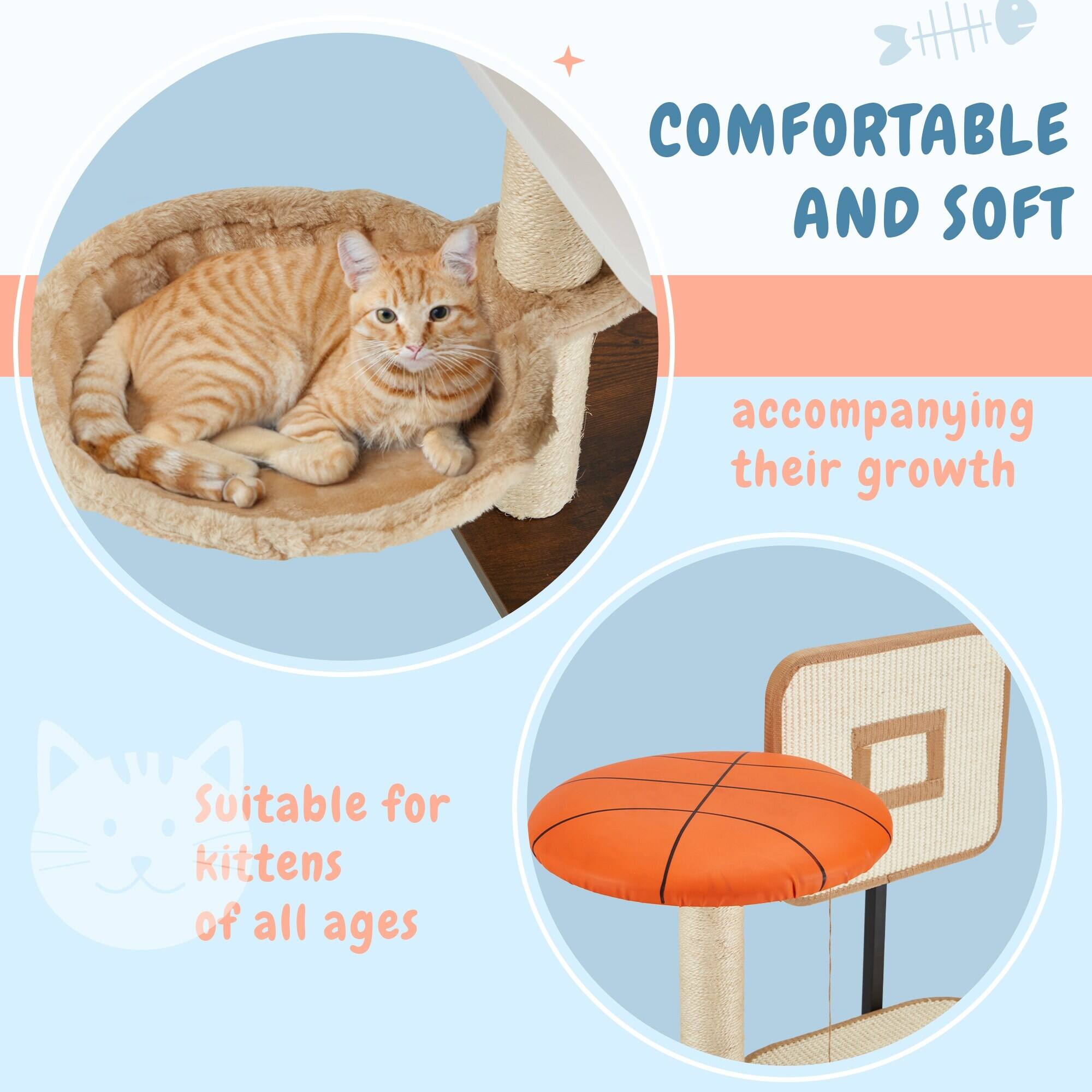COMFORTABLE AND SOFT  
accompanying their growth  

Suitable for kittens of all ages