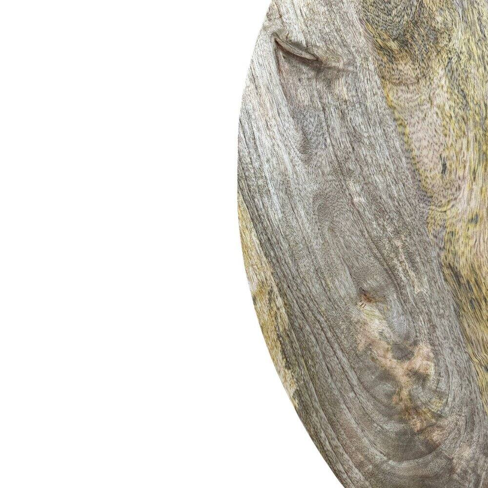 Alt View 5. Carolina Chair & Table - Marlowe 30" Cane Base & Shelf Drum Coffee Table - Blonde Acacia - Beige.